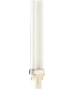 PHILIPS Energiespaarlamp G23/9W, PL-S Warmwit