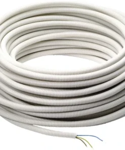 PROFILE Flexibele Voorbedrade Buis 16 Mm 5/8" Grijs 100 Meter (3x2,5 Mm²)
