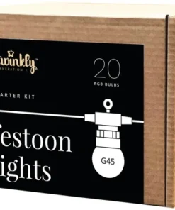 TWINKLY Smart Feestverlichting LED Verlichting Startset 20 Lampjes Gekleurd
