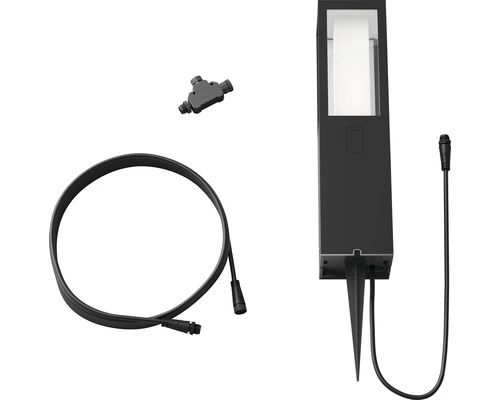 PHILIPS Hue White And Color Ambiance LED Sokkellamp Impress Zwart 24V (excl. Transformator) 4 PHILIPS Hue White And Color Ambiance LED Sokkellamp Impress Zwart 24V (excl. Transformator) - Afbeelding 4