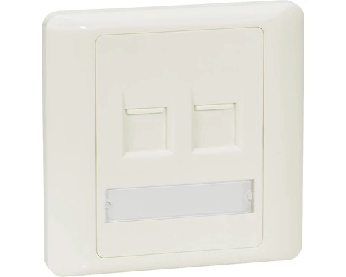 BLEIL Afdekplaat T.b.v. Keystone Module 2-voudig Wit 1 BLEIL Afdekplaat T.b.v. Keystone Module 2-voudig Wit