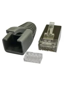 BLEIL RJ45 (8P8C) Stekker CAT6 Grijs, 10 Stuks