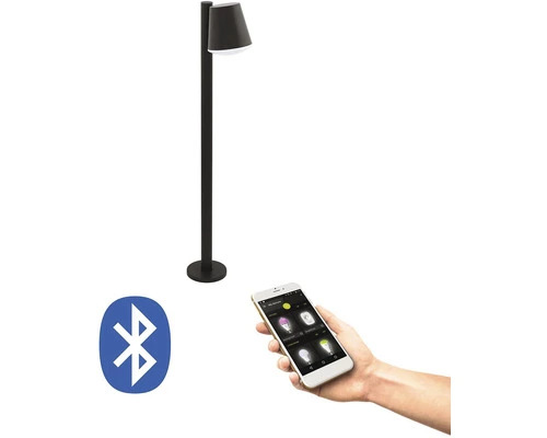 EGLO CROSSLINK-C LED Sokkellamp Caldiero-C Antraciet 2 EGLO CROSSLINK-C LED Sokkellamp Caldiero-C Antraciet - Afbeelding 2