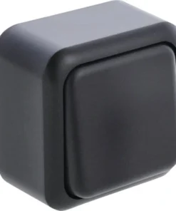 Q-LINK Opbouw Wisselschakelaar Zwart