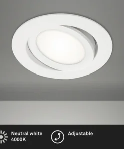 BRILONER LED Inbouwspot 7114 Ø 106 Mm Wit