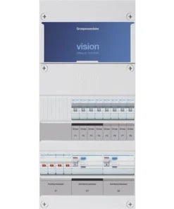 HAGER Groepenkast Vision VKG44L (8 Groepen, 3 Fasen)