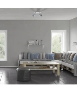 FLAIR Plafondspot Acubens 2-lichts Nikkel/rookglas -Binnenverlichting Verkoopwinkel DV 8 10090371 04 4c DE 20210304051654