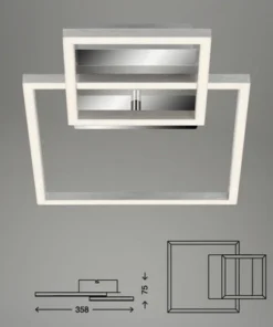 BRILONER LED Plafondlamp 3118-018 Alu-chroom -Binnenverlichting Verkoopwinkel DV 8 10104932 06 4c RO 20210525161759