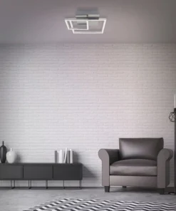 BRILONER LED Plafondlamp 3118-018 Alu-chroom