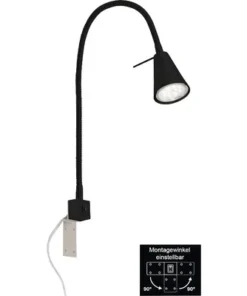 BRILONER LED Wandlamp Met Bevestigingsplaat Zwart -Binnenverlichting Verkoopwinkel DV 8 10104933 01 4c DE 20200715084755