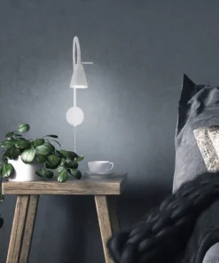 BRILONER LED Wandlamp Met Schakelaar Wit