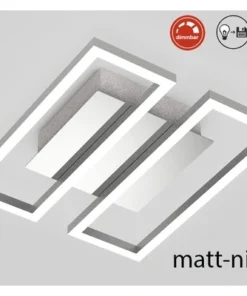 BRILONER LED Plafondlamp 3107-012 Nikkel Mat