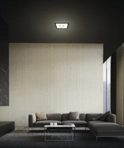 BRILONER LED Plafonniere 3174-015 Met Backlight 19x19 Cm Zwart -Binnenverlichting Verkoopwinkel DV 8 10104967 04 4c DE 20210126051653