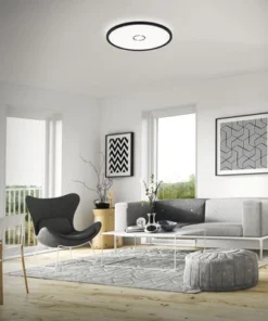 BRILONER LED Plafonniere 3392-015 Met Backlight Ø 42 Cm Zwart -Binnenverlichting Verkoopwinkel DV 8 10104976 05 4c DE 20210126051653