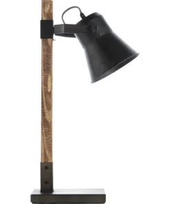 BRILLIANT Tafellamp Decca Zwart/bruin -Binnenverlichting Verkoopwinkel DV 8 10137777 01 4c DE 20190717051755