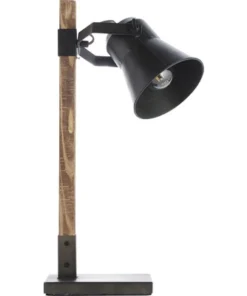 BRILLIANT Tafellamp Decca Zwart/bruin -Binnenverlichting Verkoopwinkel DV 8 10137777 03 4c DE 20190717051755