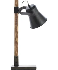 BRILLIANT Tafellamp Decca Zwart/bruin -Binnenverlichting Verkoopwinkel DV 8 10137777 04 4c DE 20190717051755