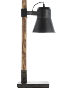 BRILLIANT Tafellamp Decca Zwart/bruin -Binnenverlichting Verkoopwinkel DV 8 10137777 05 4c DE 20190717051755