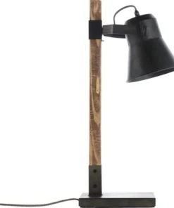 BRILLIANT Tafellamp Decca Zwart/bruin -Binnenverlichting Verkoopwinkel DV 8 10137777 10 4c DE 20190717051755