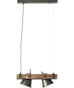 BRILLIANT Hanglamp Decca 2-lichts Hout-zwart -Binnenverlichting Verkoopwinkel DV 8 10137794 08 4c DE 20190717051755
