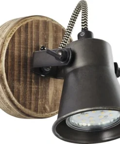 BRILLIANT Opbouwspot Dorisa Zwart/bruin -Binnenverlichting Verkoopwinkel DV 8 10137803 02 4c DE 20190807111759