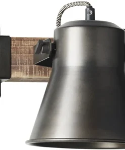 BRILLIANT Opbouwspot Op Balk Decca 1-lichts Zwart/bruin -Binnenverlichting Verkoopwinkel DV 8 10137804 02 4c DE 20190807111759