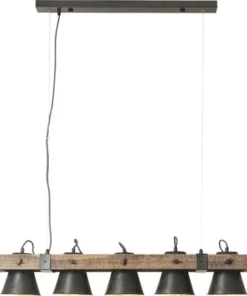 BRILLIANT Hanglamp Decca 5-lichts Hout-zwart -Binnenverlichting Verkoopwinkel DV 8 10137805 01 4c DE 20190717051755
