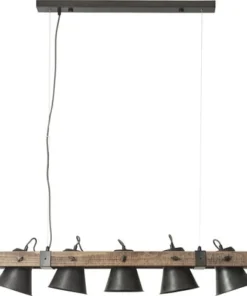 BRILLIANT Hanglamp Decca 5-lichts Hout-zwart -Binnenverlichting Verkoopwinkel DV 8 10137805 05 4c DE 20190717051755