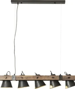 BRILLIANT Hanglamp Decca 5-lichts Hout-zwart -Binnenverlichting Verkoopwinkel DV 8 10137805 06 4c DE 20190717051755