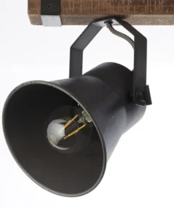 BRILLIANT Opbouwspot Op Balk Decca 2-lichts Zwart/bruin -Binnenverlichting Verkoopwinkel DV 8 10137810 09 4c DE 20190717051754