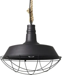 BRILLIANT Hanglamp Rope Zwart -Binnenverlichting Verkoopwinkel DV 8 10150673 04 4c DE 20190729144758