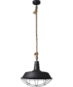 BRILLIANT Hanglamp Rope Zwart -Binnenverlichting Verkoopwinkel DV 8 10150673 07 4c DE 20190729144758