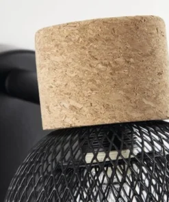 BRILLIANT Wandspot Flaka Kurk/metaal Zwart -Binnenverlichting Verkoopwinkel DV 8 10150761 17 4c DE 20190727211656