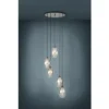 EGLO Hanglamp Estanys 5-lichts Nikkel/zwart