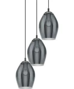 EGLO Hanglamp Estanys 3-lichts Nikkel/zwart -Binnenverlichting Verkoopwinkel DV 8 10156562 09 4c DE 20210126091652