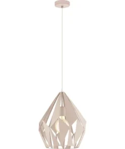 EGLO Hanglamp Carlton-P Pastel Abrikoos