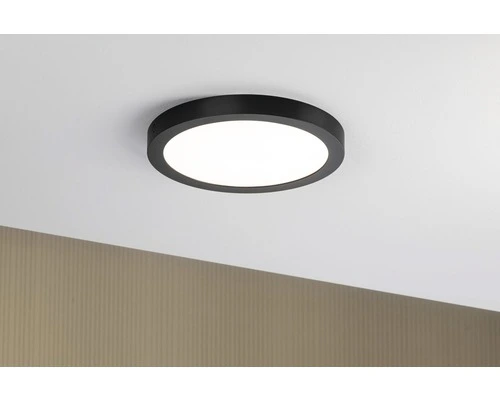 PAULMANN LED Plafonniere Abia Ø 30 Cm Zwart 1 PAULMANN LED Plafonniere Abia Ø 30 Cm Zwart