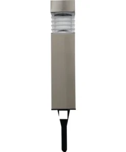 LED Solar Buitenlamp Op Spies 37,5 Cm RVS-look -Binnenverlichting Verkoopwinkel DV 8 10183103 03 4c DE 20211025212032