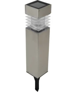 LED Solar Buitenlamp Op Spies 37,5 Cm RVS-look -Binnenverlichting Verkoopwinkel DV 8 10183103 04 4c DE 20211025211342