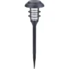 LED Solar Buitenlamp Op Spies 44,5 Cm Zwart