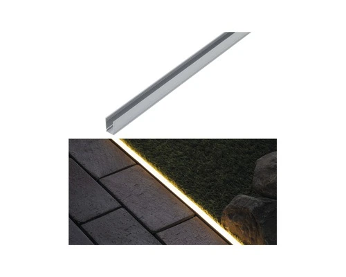 PAULMANN Plug & Shine Aluminium Profiel Voor Neon LED-strip 100 Cm 2 PAULMANN Plug & Shine Aluminium Profiel Voor Neon LED-strip 100 Cm - Afbeelding 2