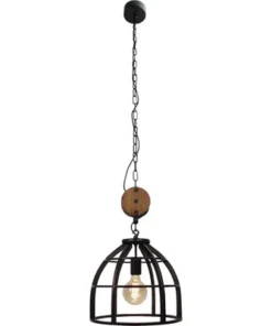 CHERICONI Hanglamp Aperto Ø 34 Cm Burned Steel