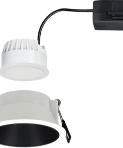PAULMANN LED Inbouwspot Cole Ø 88 Mm Wit/zwart Mat -Binnenverlichting Verkoopwinkel DV 8 10218557 09 4c NL 20191122124654