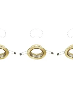 BRILONER Inbouwring Set 7110 Ø 86 Mm Messing (excl. Lichtbron), 3 Stuks -Binnenverlichting Verkoopwinkel DV 8 10242699 04 4c DE 20191211051751