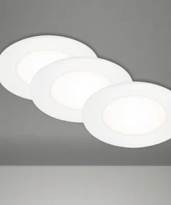 BRILONER LED Inbouwspot Set 7125 Ø 86 Mm Wit, 3 Stuks