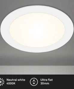 BRILONER LED Inbouwspot 7051 Ø 17 Cm Wit -Binnenverlichting Verkoopwinkel DV 8 10243690 04 4c DE 20220217091756