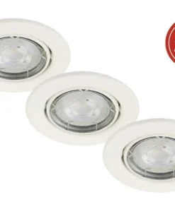 BRILONER LED Inbouwspot Set 7050 Ø 86 Mm Wit, 3 Stuks -Binnenverlichting Verkoopwinkel DV 8 10243701 02 4c DE 20210629094757