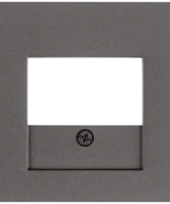 BERKER K1 Centraalplaat Voor USB-aansluiting Antraciet