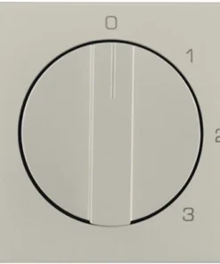 BERKER K5 Centraalplaat Voor 3-standenschakelaar RVS