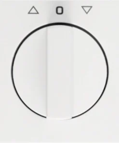 BERKER Q1 Centraalplaat Voor Jaloezieschakelaar Polarwit